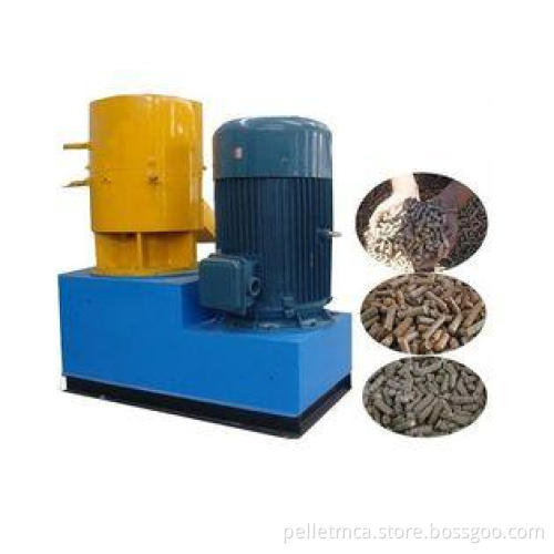 45KW Small Biomass Flat Die Wood Pellet Machines With CE Ce